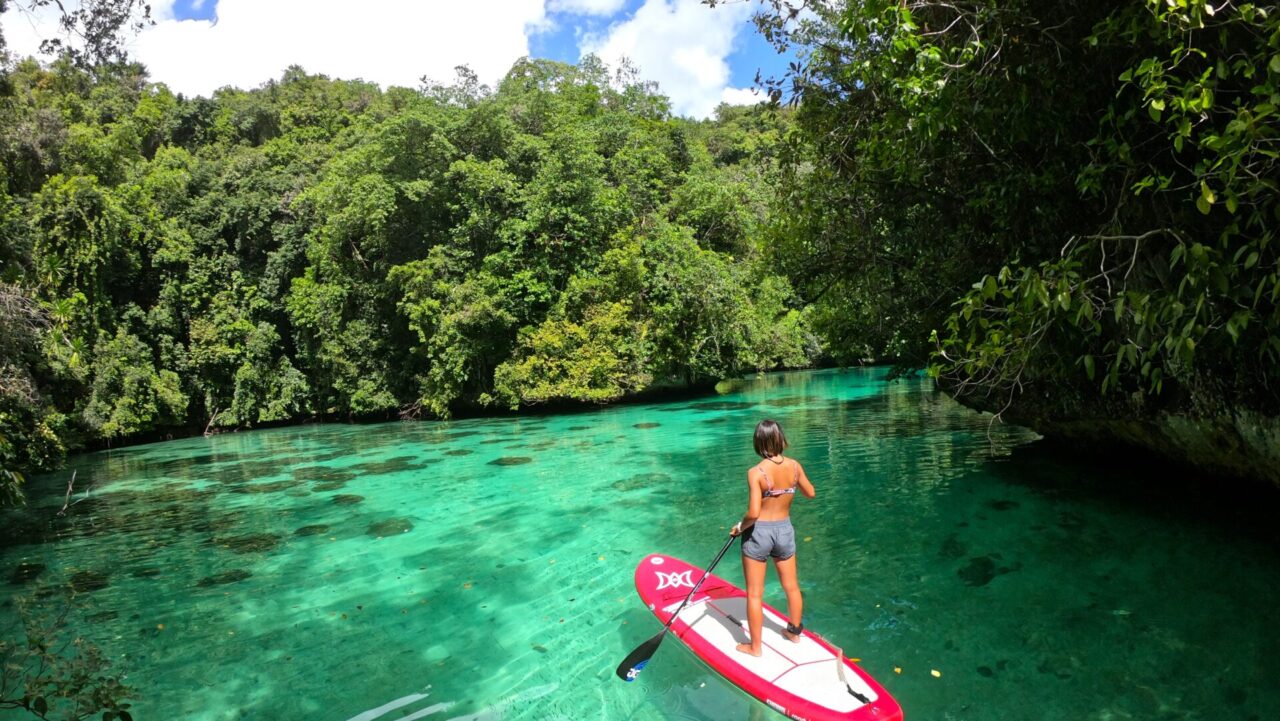 Customers enjoying stand-up paddle (Sup) in Marine Lake